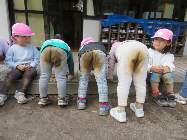 泥んこお尻だよ